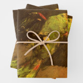 Vincent van Gogh - Stillleben mit grünem Papagei Geschenkpapier Set (Beispiel)