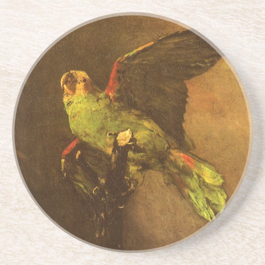 Vincent van Gogh - Stillleben mit grünem Papagei Getränkeuntersetzer (Vorne)