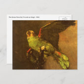 Vincent van Gogh - Stillleben mit grünem Papagei Postkarte (Vorne/Hinten)