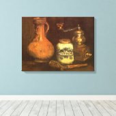 Vincent van Gogh - Stillleben mit Kaffeemühle Leinwanddruck (Insitu (Holzboden))