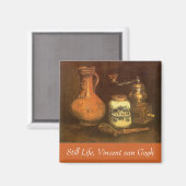 Vincent van Gogh - Stillleben mit Kaffeemühle Magnet (Vorderseite/Rückseite)