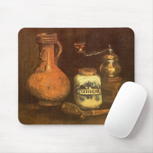 Vincent van Gogh - Stillleben mit Kaffeemühle Mousepad (Mit Mouse)