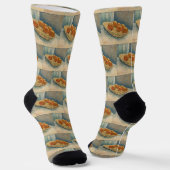 Vincent van Gogh - Stillleben mit Orangenkörbe Socken (Gewinkelt)