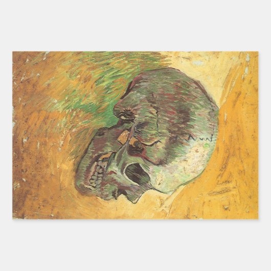 Vincent van Gogh - Stillleben mit Skull Geschenkpapier Set (Vorderseite 3)