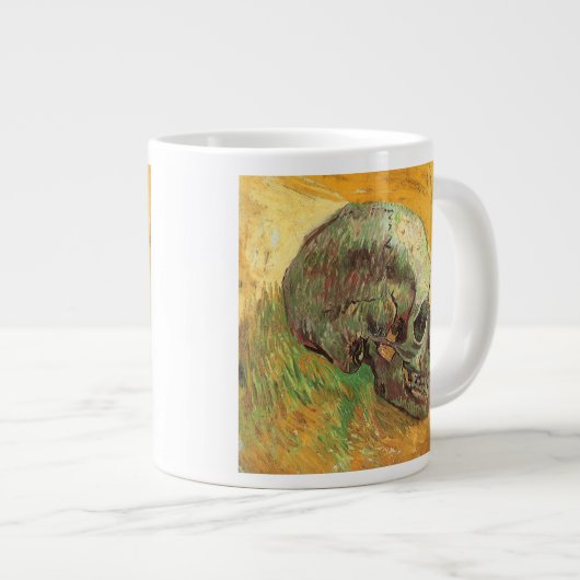 Vincent van Gogh - Stillleben mit Skull Jumbo-Tasse (Vorderseite Rechts)