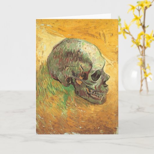 Vincent van Gogh - Stillleben mit Skull Karte (Gelbe Blume)