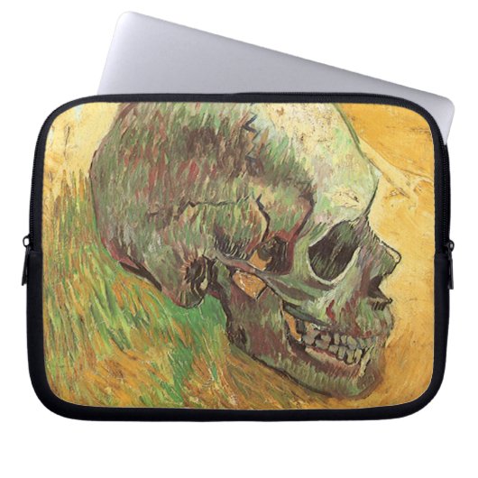 Vincent van Gogh - Stillleben mit Skull Laptopschutzhülle (Vorderseite)