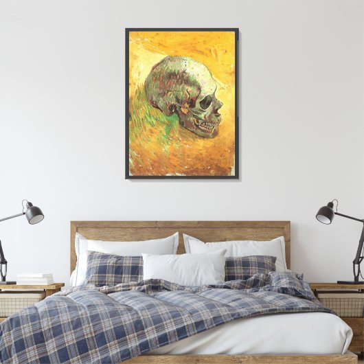 Vincent van Gogh - Stillleben mit Skull Leinwanddruck (Insitu (Schlafzimmer))