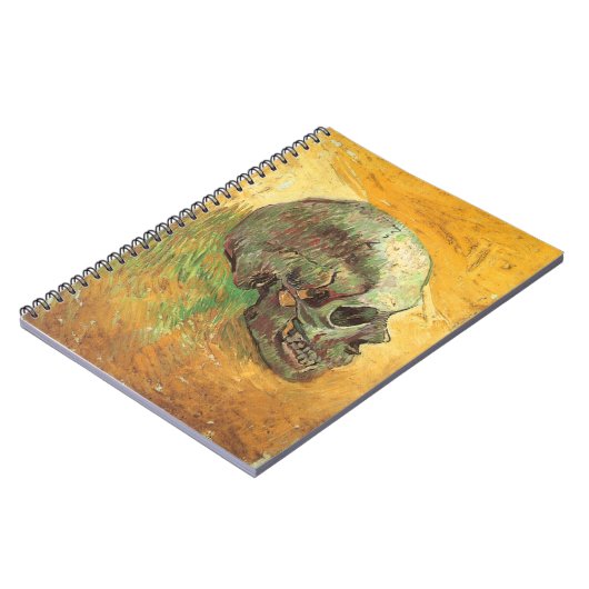 Vincent van Gogh - Stillleben mit Skull Notizblock (Linke Seite)