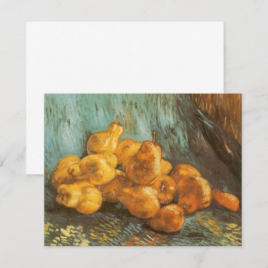 Vincent van Gogh - Stillleben mit stillen Birnen (Vorne/Hinten)