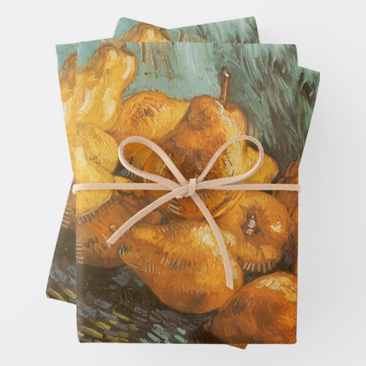 Vincent van Gogh - Stillleben mit stillen Birnen Geschenkpapier Set (Beispiel)