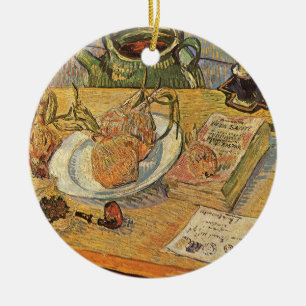 Vincent van Gogh - Stillleben mit Zeichenbrett Keramikornament