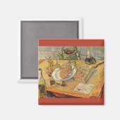 Vincent van Gogh - Stillleben mit Zeichnend Vorsta Magnet (Vorderseite/Rückseite)