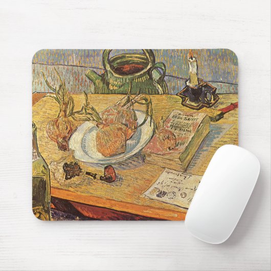Vincent van Gogh - Stillleben mit Zeichnend Vorsta Mousepad (Mit Mouse)