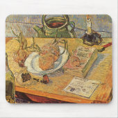 Vincent van Gogh - Stillleben mit Zeichnend Vorsta Mousepad (Vorne)