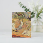 Vincent van Gogh - Stillleben mit Zeichnend Vorsta Postkarte (Stehend Vorderseite)