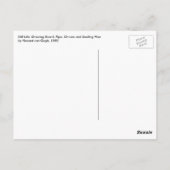 Vincent van Gogh - Stillleben mit Zeichnend Vorsta Postkarte (Rückseite)