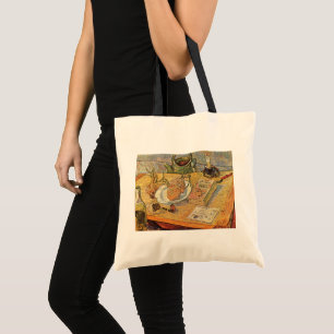 Vincent van Gogh - Stillleben mit Zeichnend Vorsta Tragetasche