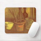 Vincent van Gogh - Stillleben Pinsel in einem Topf Mousepad (Mit Mouse)