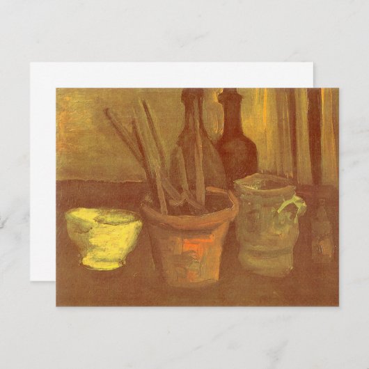 Vincent van Gogh - Stillleben Pinsel in Pot (Vorne/Hinten)