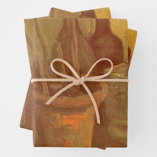 Vincent van Gogh - Stillleben Pinsel in Pot Geschenkpapier Set (Beispiel)