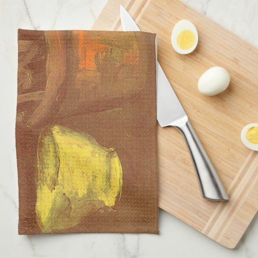 Vincent van Gogh - Stillleben Pinsel in Pot Geschirrtuch (Viertel Falte)