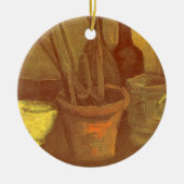 Vincent van Gogh - Stillleben Pinsel in Pot Keramikornament (Vorne)