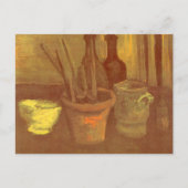 Vincent van Gogh - Stillleben Pinsel in Pot Postkarte (Vorderseite)