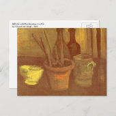 Vincent van Gogh - Stillleben Pinsel in Pot Postkarte (Vorne/Hinten)