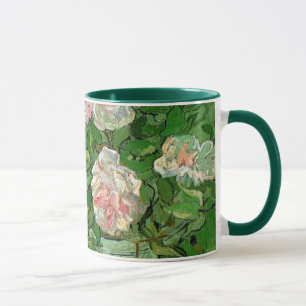 Vincent Van Gogh - Stillleben Rosa Rosen Fine Art Tasse