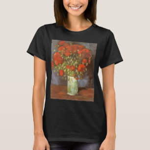 Vincent van Gogh Stillleben Vas mit roten Mohnblum T-Shirt