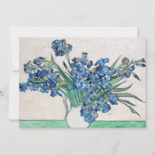 Vincent van Gogh - Stillleben: Vase mit Iren Einladung