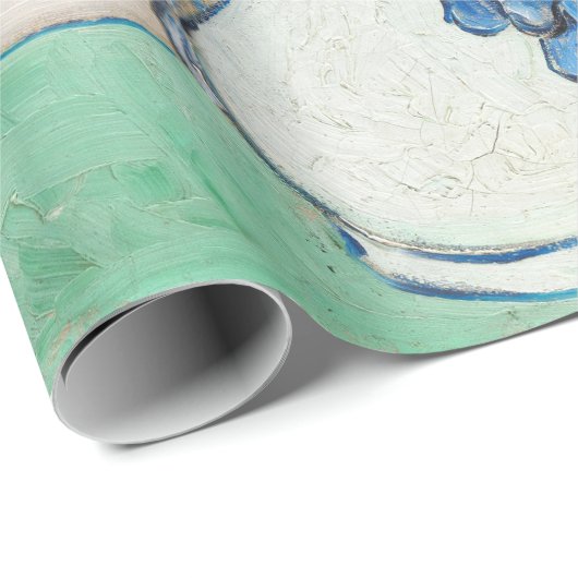 Vincent van Gogh - Stillleben: Vase mit Iren Geschenkpapier (Rolleneckpunkt)