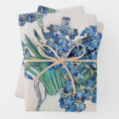 Vincent van Gogh - Stillleben: Vase mit Iren Geschenkpapier Set (Beispiel)