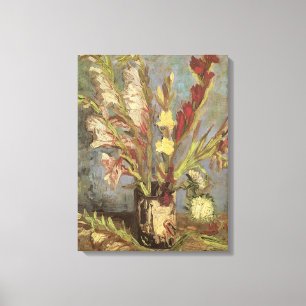 Vincent van Gogh - Stillleben Vasen mit Gladiolen Leinwanddruck