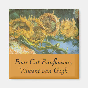 Vincent van Gogh - Stillleben: Vier geschnittene S Magnet