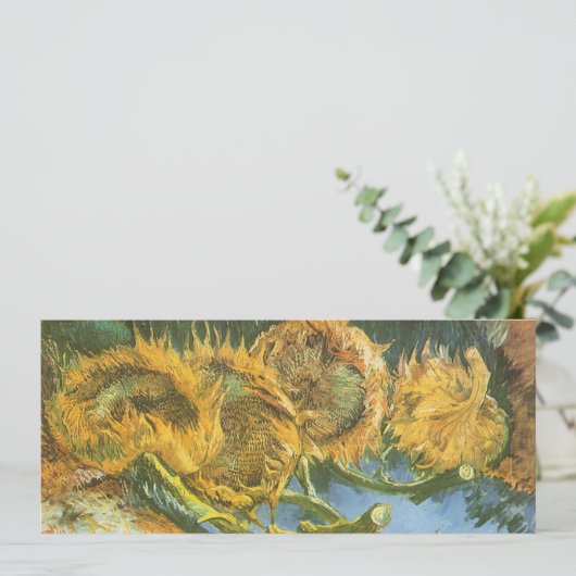 Vincent van Gogh - Stillleben: Vier Schnittblumen (Stehend Vorderseite)