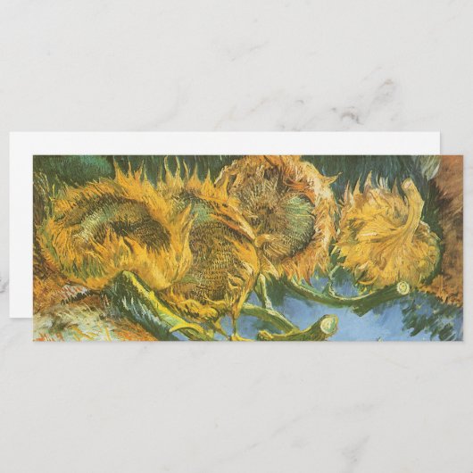 Vincent van Gogh - Stillleben: Vier Schnittblumen (Vorne/Hinten)