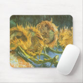 Vincent van Gogh - Stillleben: Vier Schnittblumen Mousepad (Mit Mouse)