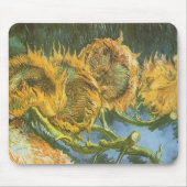 Vincent van Gogh - Stillleben: Vier Schnittblumen Mousepad (Vorne)