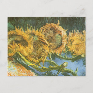 Vincent van Gogh - Stillleben: Vier Schnittblumen Postkarte