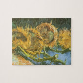 Vincent van Gogh - Stillleben: Vier Schnittblumen Puzzle (Horizontal)