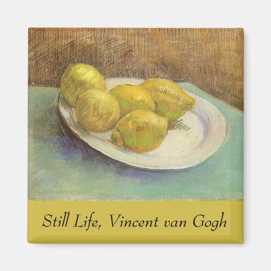 Vincent van Gogh - Stillleben Zitronen auf einer P Magnet (Vorne)