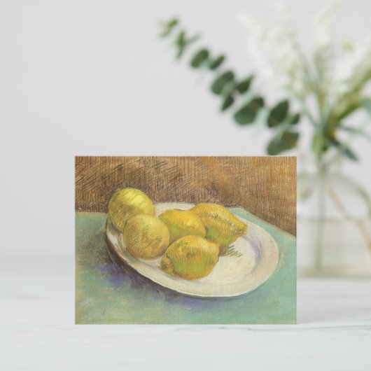 Vincent van Gogh - Stillleben Zitronen auf einer P Postkarte (Stehend Vorderseite)