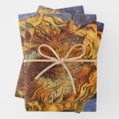 Vincent van Gogh - Stillleben: Zwei Schnittblumen Geschenkpapier Set (Beispiel)