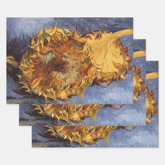 Vincent van Gogh - Stillleben: Zwei Schnittblumen Geschenkpapier Set (Set)