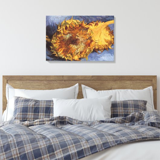 Vincent van Gogh - Stillleben: Zwei Schnittblumen Leinwanddruck (Insitu (Schlafzimmer))