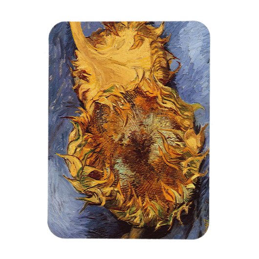 Vincent van Gogh - Stillleben: Zwei Schnittblumen Magnet (Vertikal)