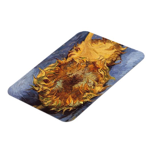 Vincent van Gogh - Stillleben: Zwei Schnittblumen Magnet (Linke Seite)