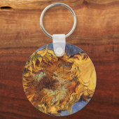 Vincent van Gogh - Stillleben: Zwei Schnittblumen Schlüsselanhänger (Vorderseite)